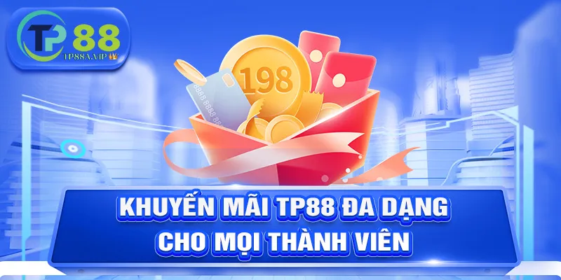 Khuyến mãi TP88 đa dạng cho mọi thành viên