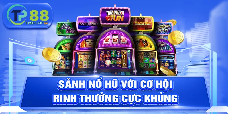 Sảnh nổ hũ với cơ hội rinh thưởng cực khủng